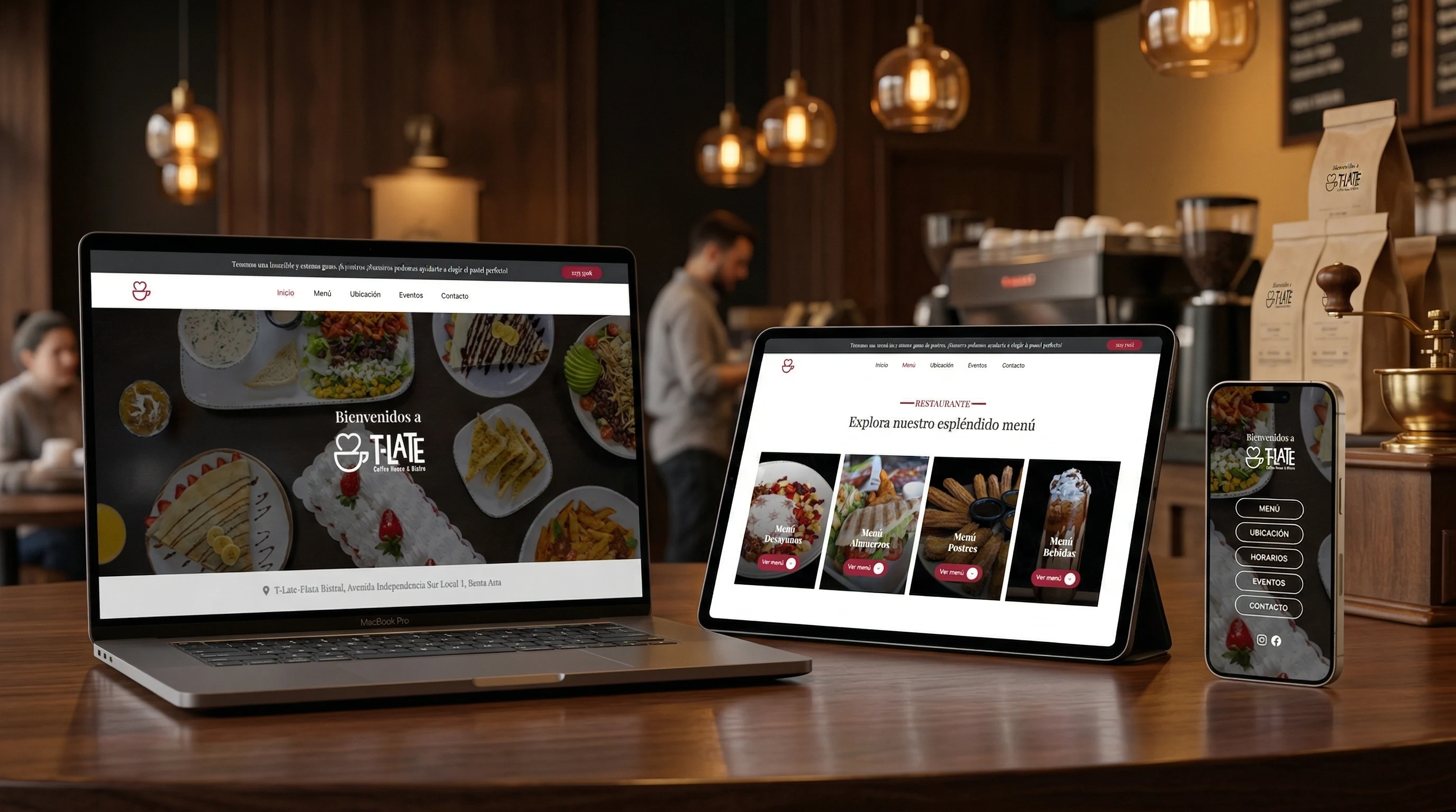 T-Late en múltiples dispositivos